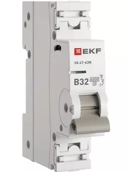 Автоматический выключатель EKF M636132B 1P 32А (B) 6кА ВА 47-63N PROxima
