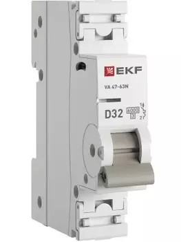 Автоматический выключатель EKF M636132D 1P 32А (D) 6кА ВА 47-63N PROxima