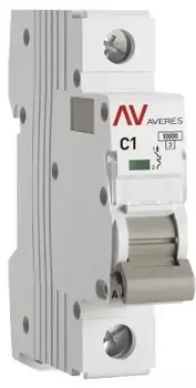 Автоматический выключатель EKF mcb10-1-01C-av AV-10 1P 1A (C) 10kA AVERES