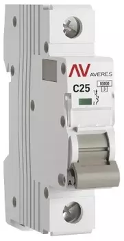 Автоматический выключатель EKF mcb10-1-25C-av AV-10 1P 25A (C) 10kA AVERES