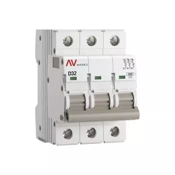 Автоматический выключатель EKF mcb10-3-32D-av AV-10 3P 32A (D) 10kA AVERES