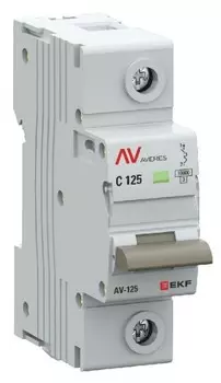 Автоматический выключатель EKF mcb125-1-125C-av AV-125 1P 125A (C) 10kA AVERES