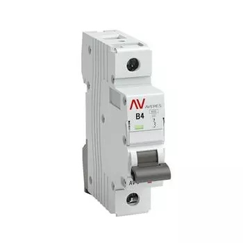 Автоматический выключатель EKF mcb6-1-04B-av AV-6 1P 4A (B) 6kA AVERES
