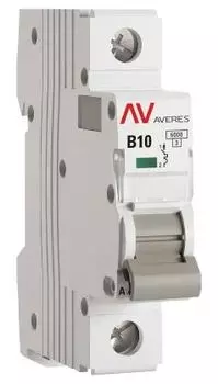 Автоматический выключатель EKF mcb6-1-10B-av AV-6 1P 10A (B) 6kA AVERES