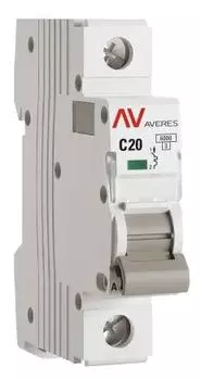 Автоматический выключатель EKF mcb6-1-20C-av AV-6 1P 20A (C) 6kA AVERES