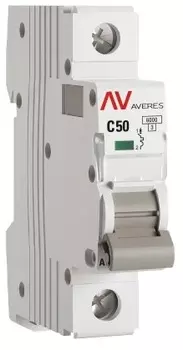 Автоматический выключатель EKF mcb6-1-50C-av AV-6 1P 50A (C) 6kA AVERES