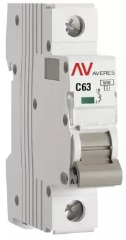 Автоматический выключатель EKF mcb6-1-63C-av AV-6 1P 63A (C) 6kA AVERES