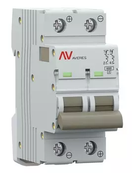 Автоматический выключатель EKF mcb6-DC-2-40C-av AV-6 DC 2P 40A (C) 6kA AVERES