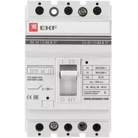 Автоматический выключатель EKF mccb99-125-25