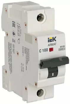 Автоматический выключатель IEK AR-M10H-1-C100 ARMAT M10H 1P C 100A 10kA