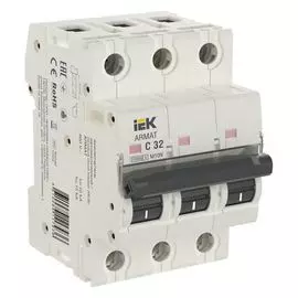 Автоматический выключатель IEK AR-M10N-3-C032 ARMAT M10N 3P C 32А