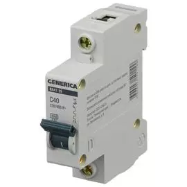 Автоматический выключатель IEK MVA25-1-010-C ВА47-29 1Р 10А 4,5кА х-ка С