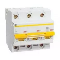 Автоматический выключатель IEK MVA40-3-016-C ВА 47-100 3Р 16А 10 кА х-ка С