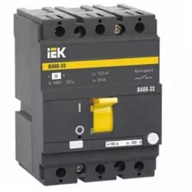 Автоматический выключатель IEK ВА88-33 SVA20-3-0125 трехполюсный 125А 35кА РЭ1250А