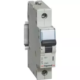 Автоматический выключатель Legrand 403866 TX 6000 - 10 кА - тип характеристики B, 1П, 230/400 В~, 63 А, 1 модуль