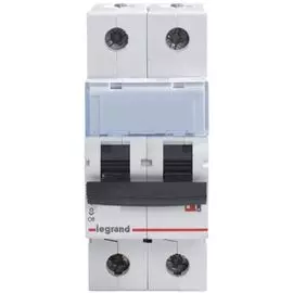 Автоматический выключатель Legrand 403877 TX 6000 - 10 кА - тип характеристики B, 2П, 230/400 В~, 32 А, 2 модуля