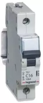 Автоматический выключатель Legrand 403914 TX 6000 - 10 кА - тип характеристики C, 1П, 230/400 В~, 10 А, 1 модуль