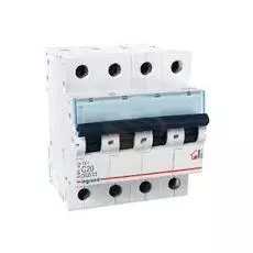 Автоматический выключатель Legrand 404075 TX 6000 - 6 кА - тип характеристики C, 4П, 400 В~, 50 А,