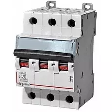 Автоматический выключатель Legrand 407292 DX-E 6000 - 6 кА - тип характеристики C, 3П, 230/400 В~,