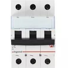 Автоматический выключатель Legrand 407295 DX-E 6000 - 6 кА - тип характеристики C, 3П, 230/400 В~, 40 А, 3 модуля