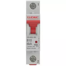 Автоматический выключатель модульный DKC MD63-1C2-6 1P 2А C 6kA, "YON"