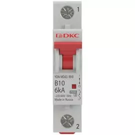Автоматический выключатель модульный DKC MD63-1C32-6 1P 32А C 6kA, "YON"