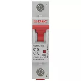 Автоматический выключатель модульный DKC MD63-1C40-6 1P 40А C 6kA, "YON"