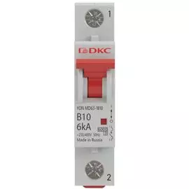 Автоматический выключатель модульный DKC MD63-1D3-6 1P 3А D 6kA, "YON"
