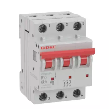 Автоматический выключатель модульный DKC MD63-3C25-6 3P 25А C 6kA, "YON"