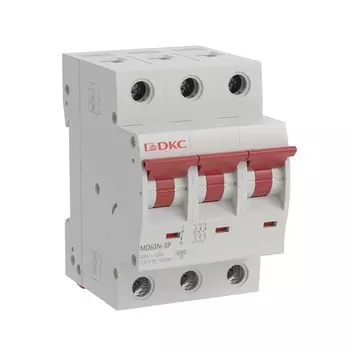 Автоматический выключатель модульный DKC MD63N-3PC16 3P 16A C 6kA, "YON max"