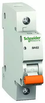 Автоматический выключатель Schneider Electric 11207 ВА63 1P 40A C 4,5 кА (серия "Домовой")