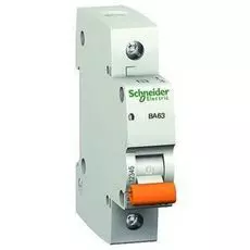 Автоматический выключатель Schneider Electric 11208 ВА63 1P 50A C 4,5 кА (серия "Домовой")