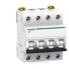 Автоматический выключатель Schneider Electric A9F79440 Acti9 - 4P, тип хар-ки C, 40 А, 400 В AC/DC, 6кА