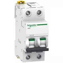 Автоматический выключатель Schneider Electric A9F93216 Acti9 - 2P, тип хар-ки B, 16 А, 400 В AC/DC, 15кА