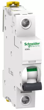 Автоматический выключатель Schneider Electric A9F94125 Acti9 - 1P, тип хар-ки C, 25 А, 230 В AC/DC, 15кА