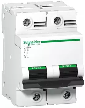 Автоматический выключатель Schneider Electric A9N18361 Acti9 - 2P, тип хар-ки C, 80 А, 415 В AC, 10кА