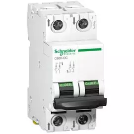 Автоматический выключатель Schneider Electric A9N61526 2P 6A (C) 500В DC