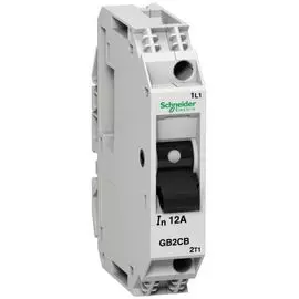 Автоматический выключатель Schneider Electric GB2CB12 TeSys - 1P, тип хар-ки Прочее, 6 А, 250 В AC, 4.5кА