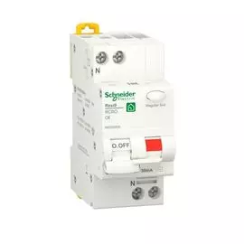 Автоматический выключатель Schneider Electric RESI9 R9D25606 дифференциального тока (ДИФ) 1P+N С 6А 6000A 30мА тип AС