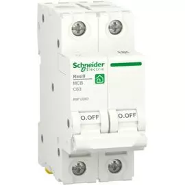 Автоматический выключатель Schneider Electric RESI9 R9F12263 (С) 63А 2P 6000A