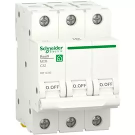 Автоматический выключатель Schneider Electric RESI9 (С) 32А 3P 6000A