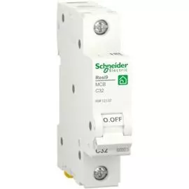 Автоматический выключатель Schneider Electric RESI9 R9F12132 (С) 32А 1P 6000A