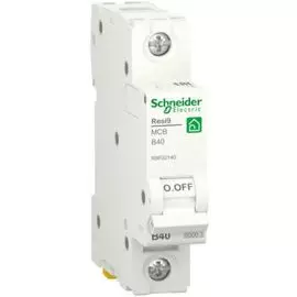 Автоматический выключатель Schneider Electric RESI9 Resi9 - 1P, тип хар-ки B, 40 А, 230 В AC, 6кА