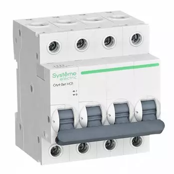 Автоматический выключатель Systeme Electric C9F16420 City9 Set B 20А 4P 6kA 400В