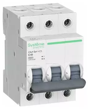 Автоматический выключатель Systeme Electric C9F34340 City9 Set С 40А 3P 4.5kA 400В