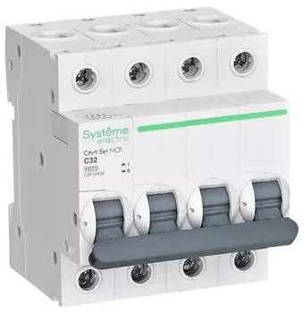Автоматический выключатель Systeme Electric C9F34432 City9 Set С 32А 4P 4.5kA 400В