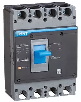 Автоматический выключатель в литом корпусе CHINT 131378 3P, 1600А, 50кА, NXM-1600S регулир.