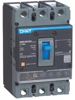 Автоматический выключатель в литом корпусе CHINT 264746 3P, 100А, 36кА, NXMS-160SF с электрон. расцеп.