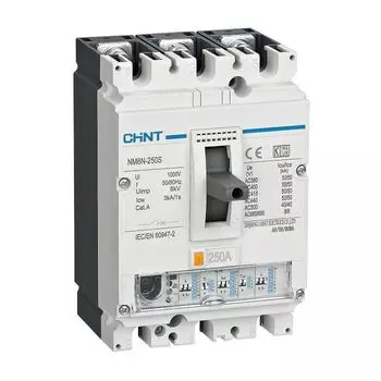 Автоматический выключатель в литом корпусе CHINT 269426 NM8N-630S EN 3P 630А 50кА с электр. расцепителем (R)