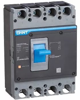 Автоматический выключатель в литом корпусе CHINT 844374 3P, 400А, 50кА, NXM-630S